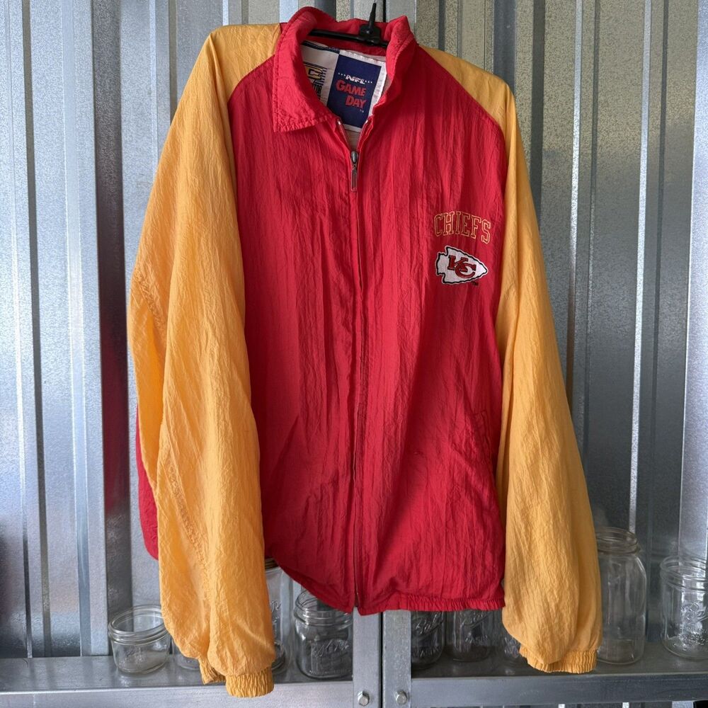 KANSAS CITY CHIEFS vintage Competitor NFL Full Zip Jacket Extra Large Starter